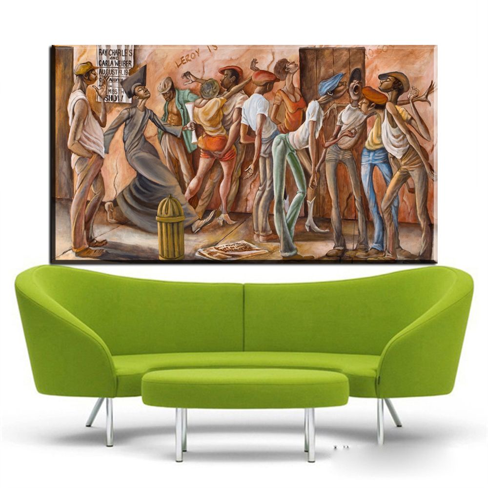 2020 Modern Decorative Canvas Art African Men Abstract Canvas Pictures Oil Art Painting For Livingroom Bedroom Decoration Art No Framed From Framedpainting 26 44 Dhgate Com