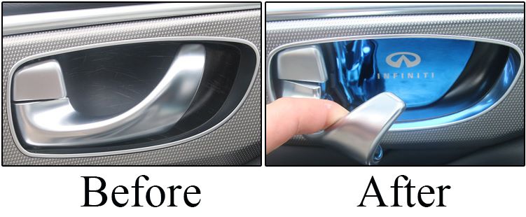 4PCS Real Carbon Fiber Inner Door Handle Bowl Cover Trim Fit for Q50/Q50L 13-18 Acouto Door Handle Trim 4PCS Real Carbon Fiber Inner Door Handle Bowl Cover Trim Fit for Q50/Q50L 13-18 Acouto Door Handle Trim