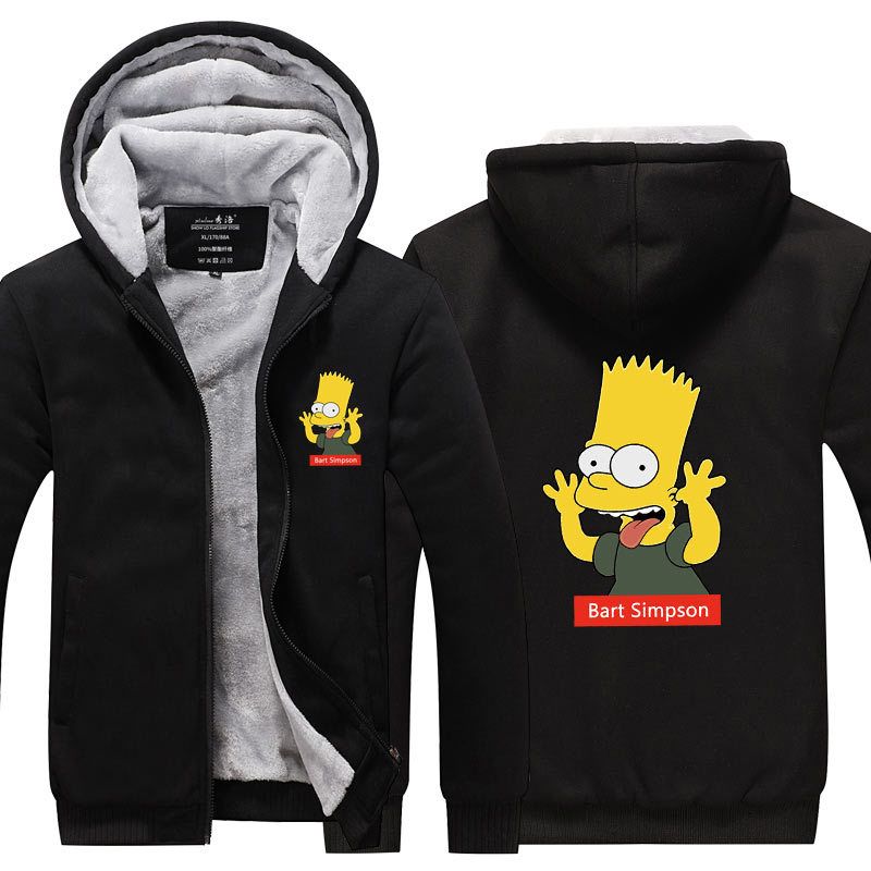 black simpsons moletom com capuz