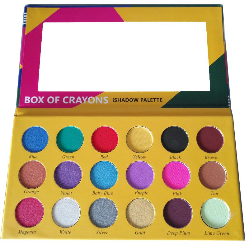 Makeup Eyeshadow Palette Box Of Crayons Ishadow Palette Cosmetics