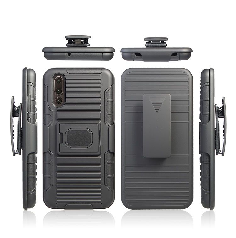 Para Huawei p20 Lite Shield series Outdoor negro bolso funda cubierta protección Case