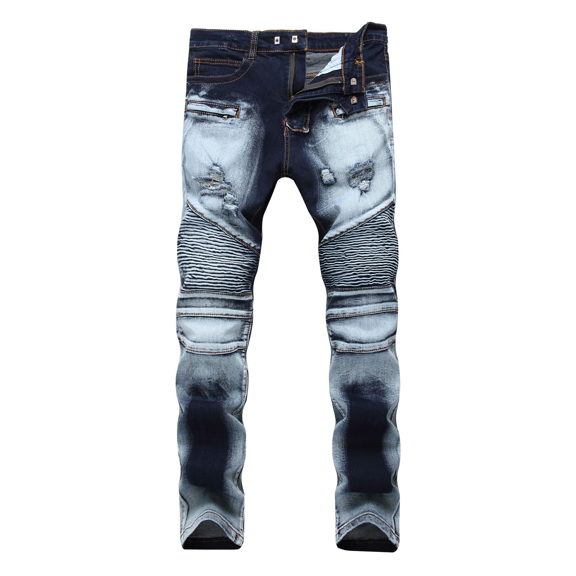 designer jeans with zippers