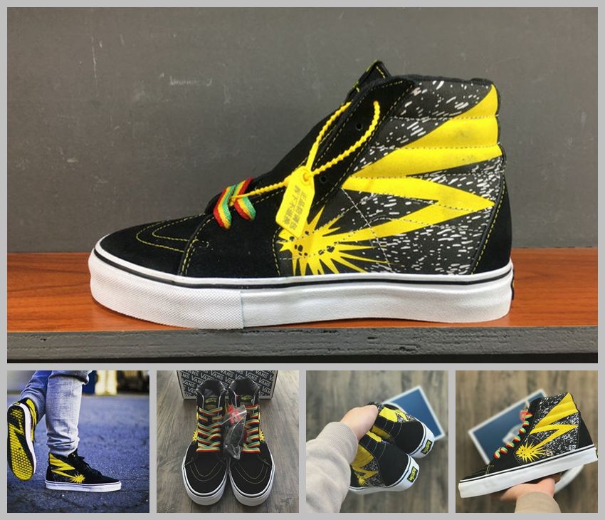 Afskrække Mandag Rindende 2018 Vault X Bad Brains Classic Sk8 Hi LX Old Skool Casual Canvas Running  Shoes Women Men Black Yellow Designer Skateboard Sneakers From Czj19871210,  $95.59 | DHgate.Com