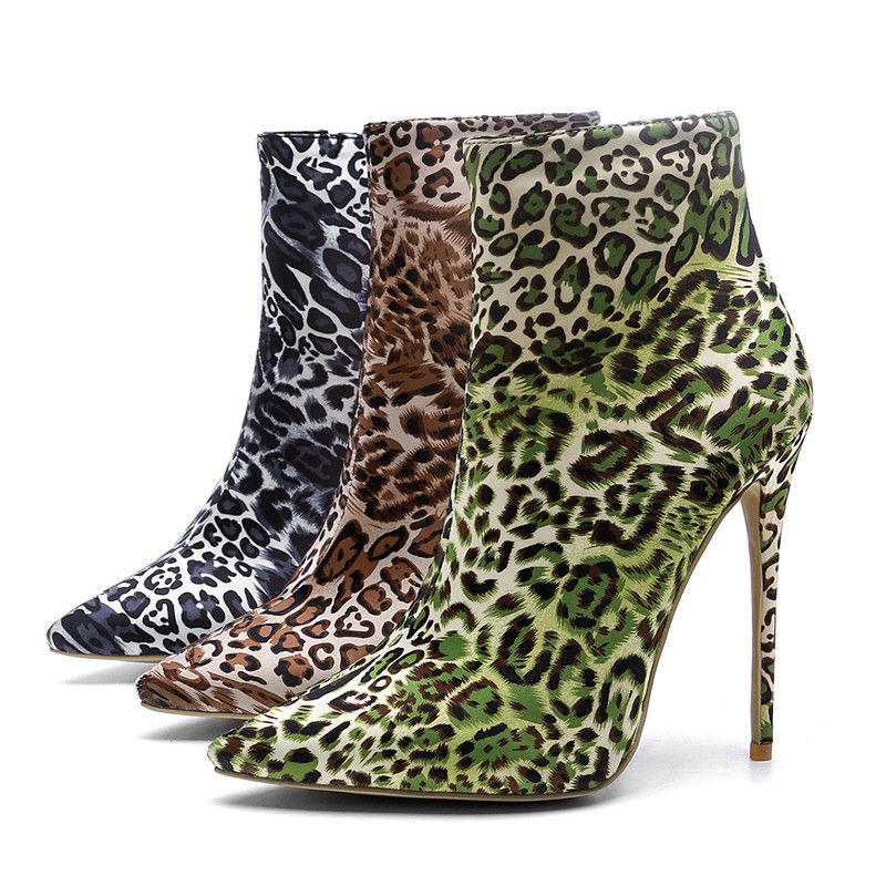 designer leopard print boots