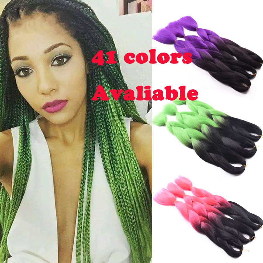 Crochet Straight Hair Extensions Xpression Braiding Hair Synthetic