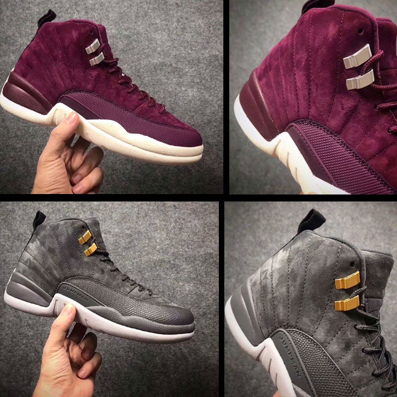 burgundy suede 12s