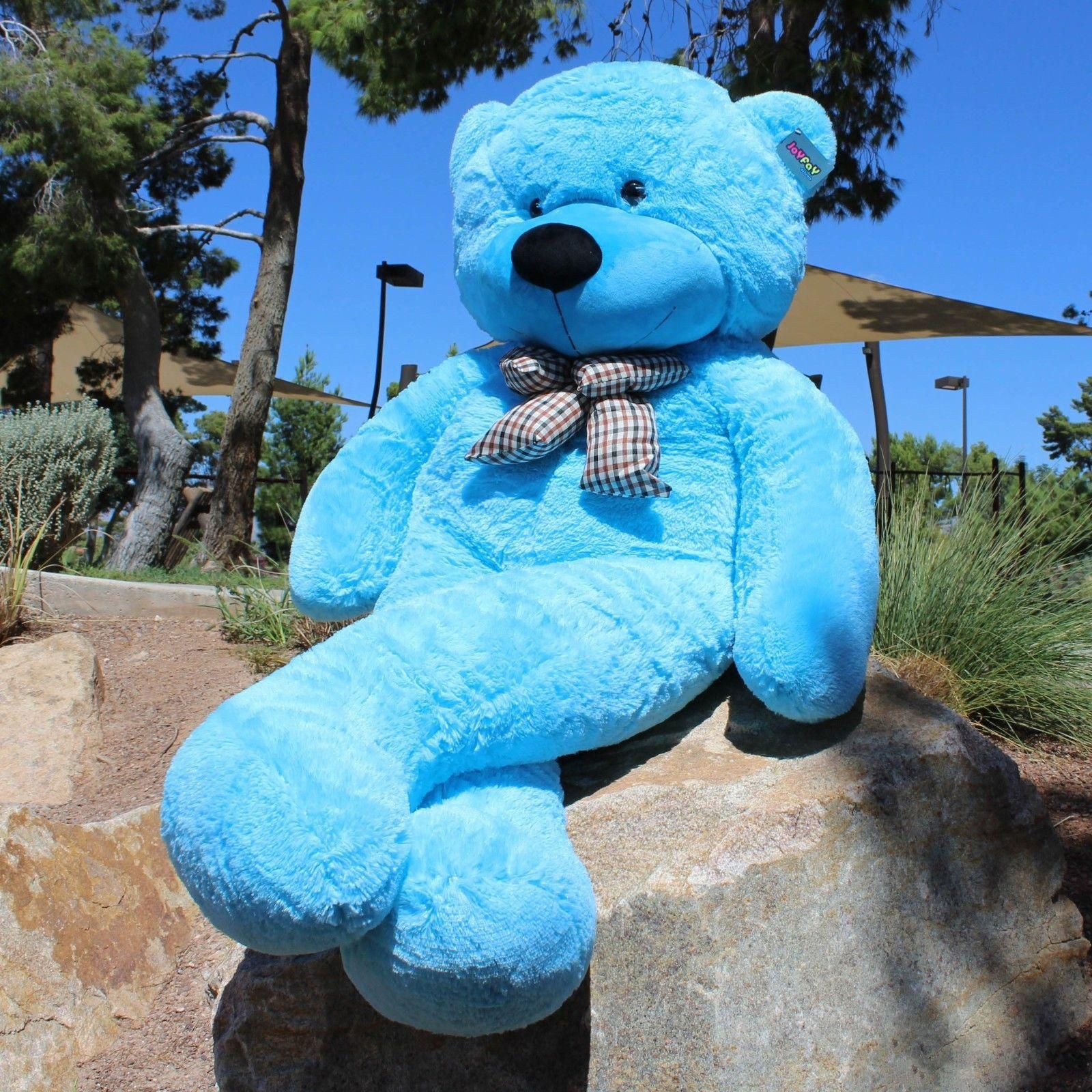blue giant teddy bear