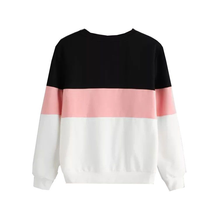 Compre es Otoño Invierno Nuevo Comercio Exterior De Tres Colores Costura  Cuello Redondo Dulce De Las Mujeres Suéter Chándal Jumper Sudaderas Para  Mujer A 14,31 € Del Mingbaohong | Es.Dhgate.Com