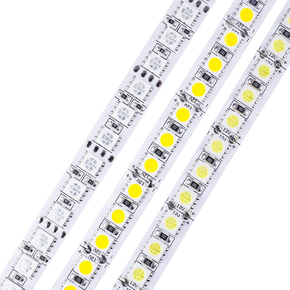 1m 5m 600 led strip light 5050 waterproof rgb flexible Tape string lamp white DC 