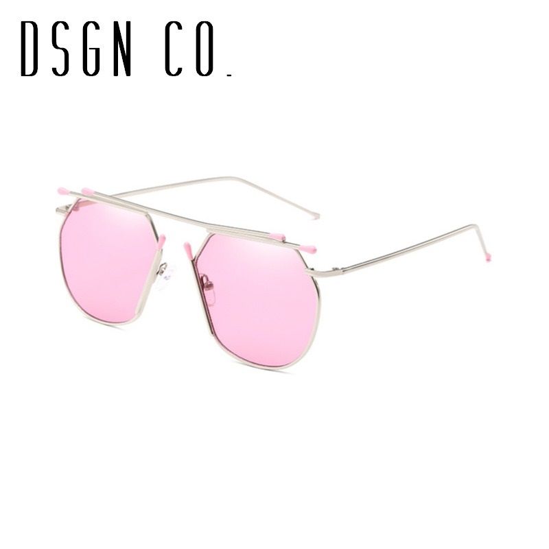 Silver Frame Pink Objektiv