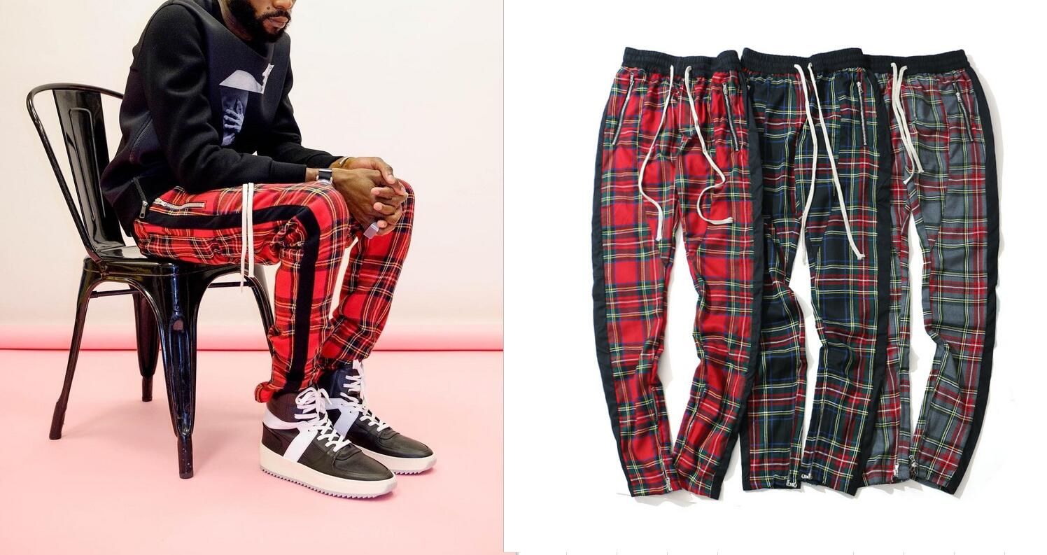 fear of god tartan pants