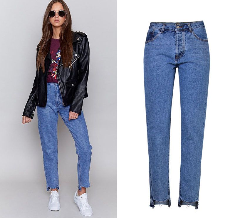 blue maong pants