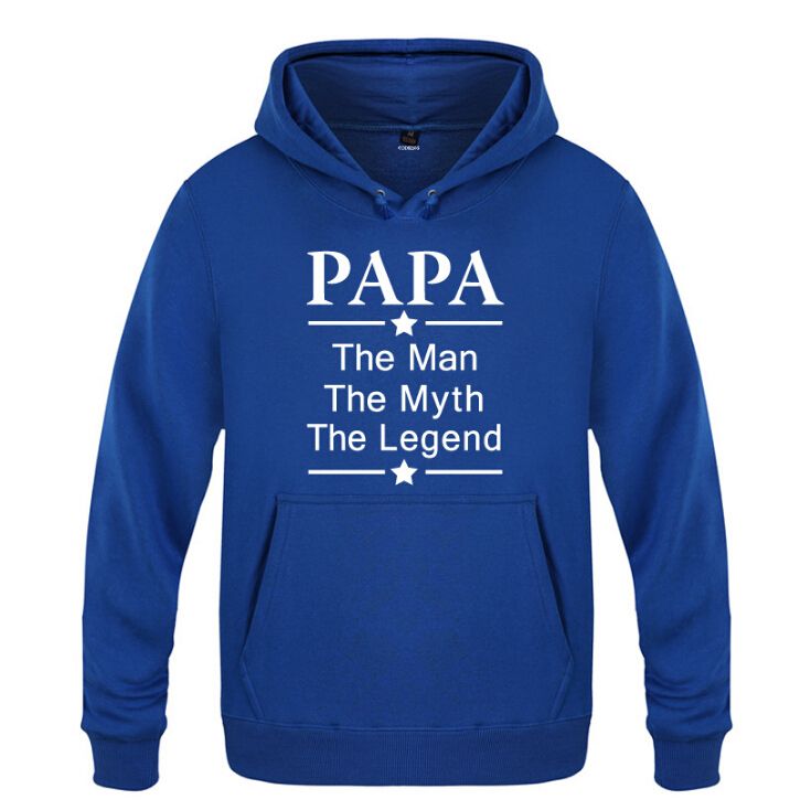 El Caminar Papá Sudaderas Con Capucha De Los Hombres Tops Casual De Algodón  Para El Día