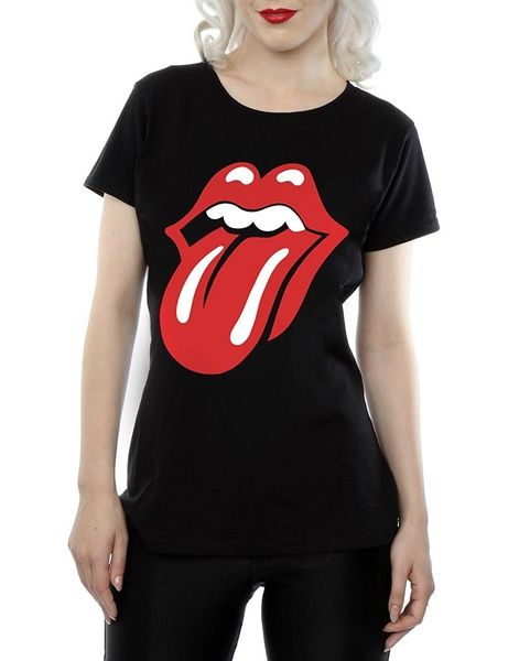 camiseta rolling stones mujer