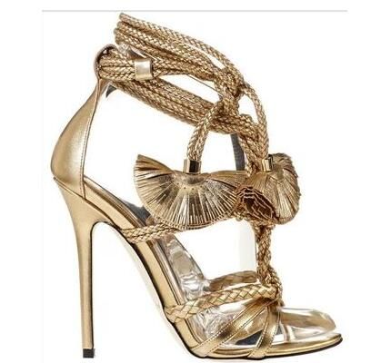 rope strap heels