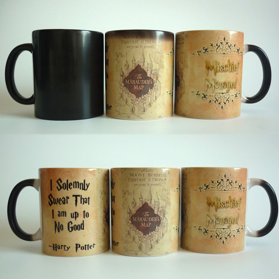 Grosshandel Neu Kommen Sie An Harry Potter Magie Tassen Rumtreiber Karte Tassen Unfug Gehandhabter Becher Andernde Farbe Hitze Reaktive Kaffeetasse Fur Freund Geschenk Von Newskyfashion 7 77 Auf De Dhgate Com Dhgate