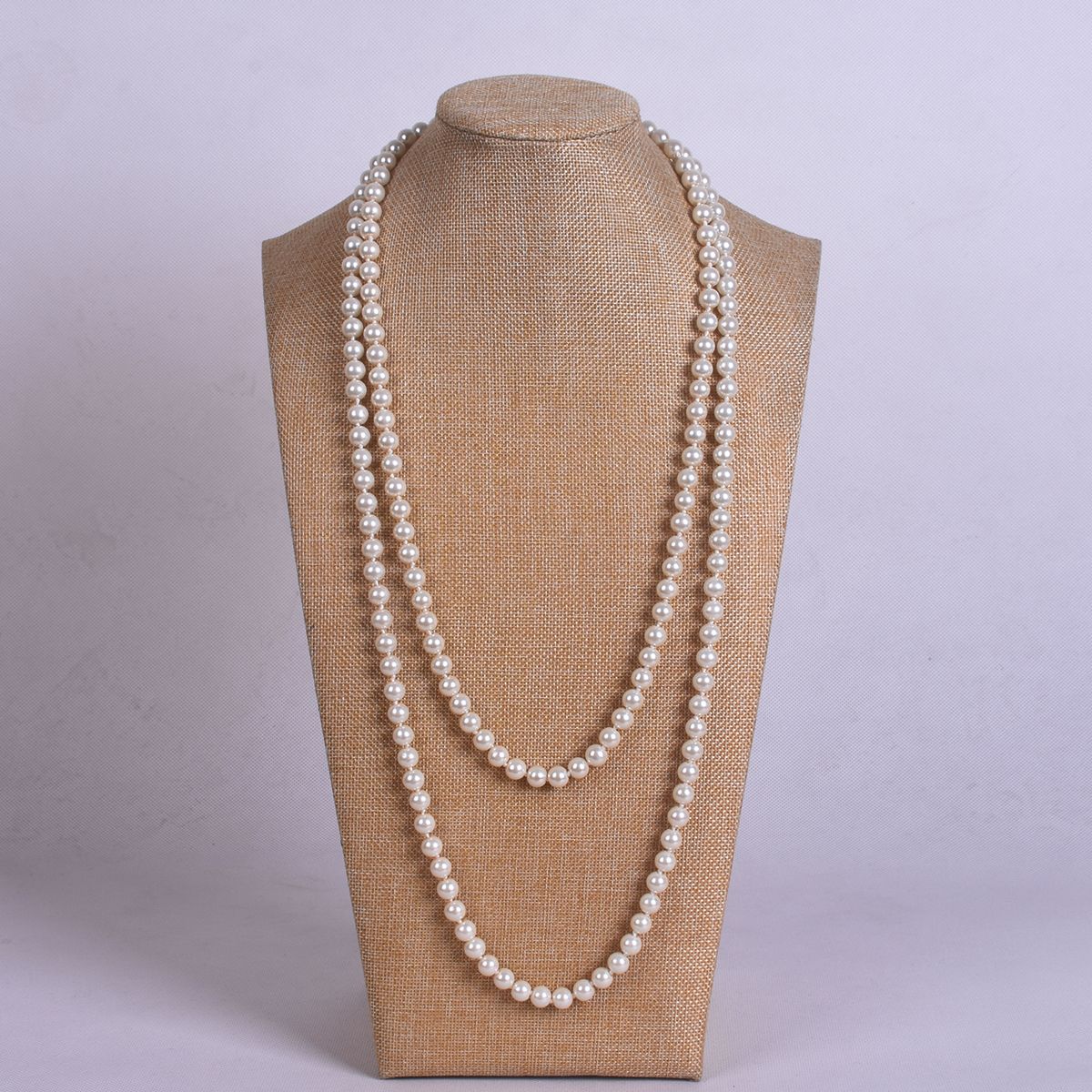 2020 150cm Long Pearl Necklace, White Pearl Necklace Wholesale, Lady