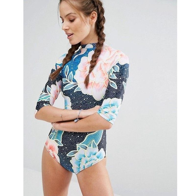 swimsuit half sleeve