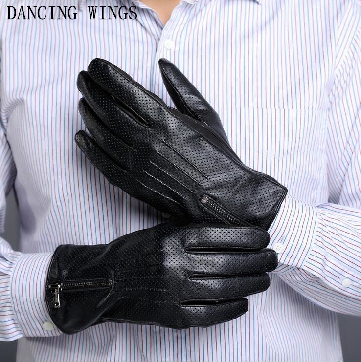Grey Sheep skin leather driving gloves for Men