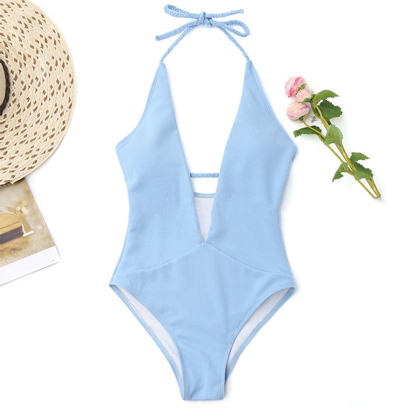 light blue bathing suit