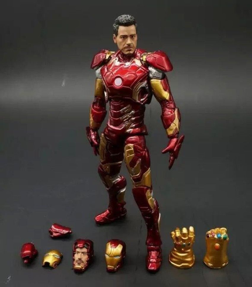 Marvel Select Iron Man Mark XLIII MK43 Armor PVC Action Figure Model Toy