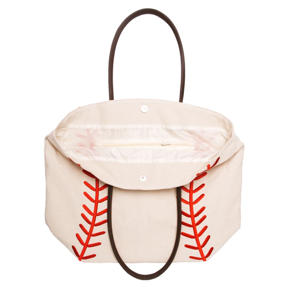 canvas baseball bolsa