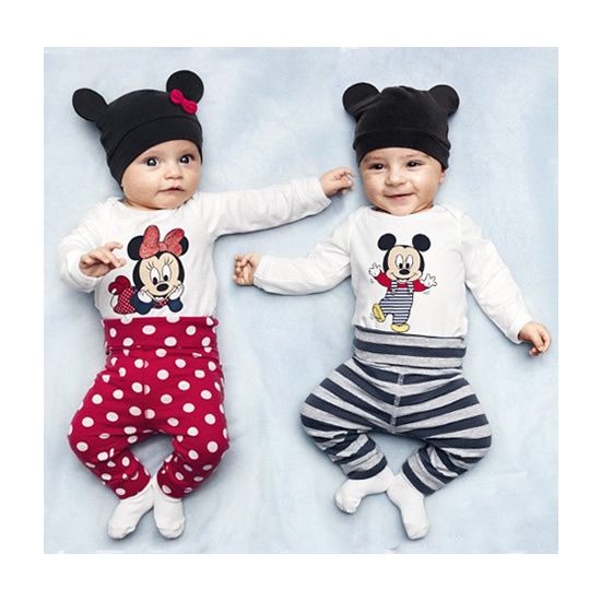 pantalon de dessin animé Bow Bébé Fille 100/% coton filles printemps Vêtements Haut à manches longues