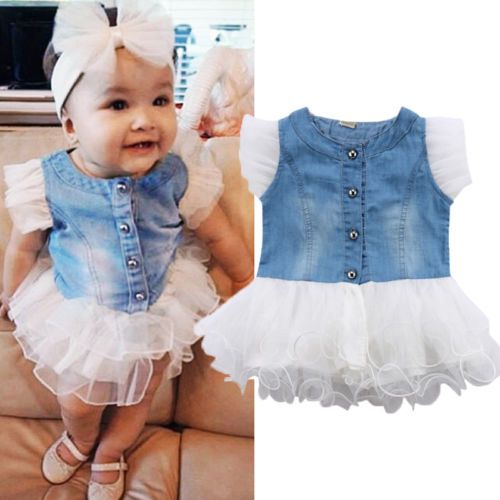 Robe En Jean Bebe Fille 0b2374