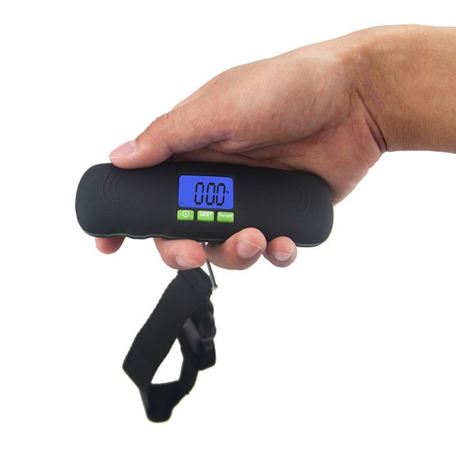 NUOVO Da Viaggio Digitale Bagagli Scala Lcd Display 40Kg/88Lbs VALIGIA peso portatile 
