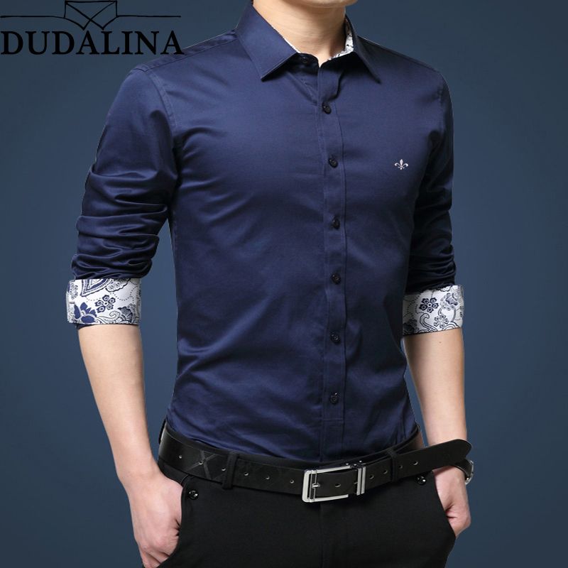 camisa slim dudalina masculina