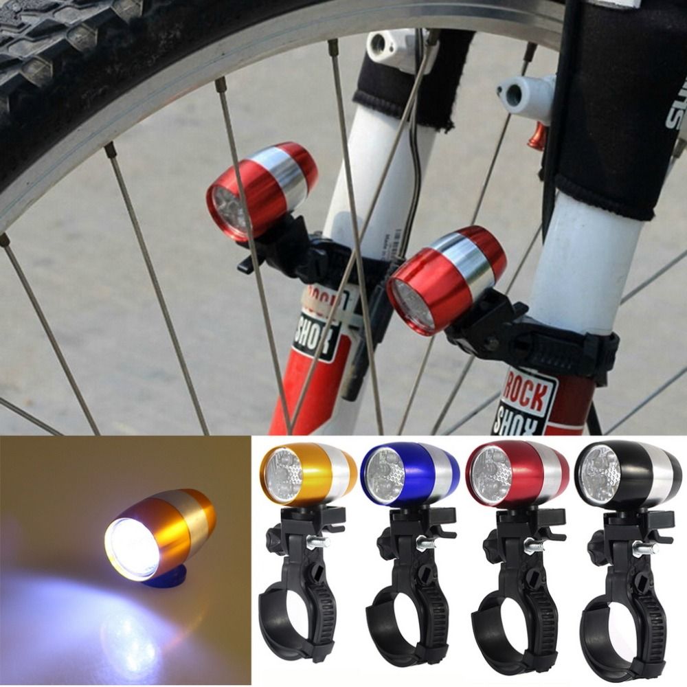 Professional 6 LED Mini Cycling Bicycle Front Head Light Warning Lamp Safety 