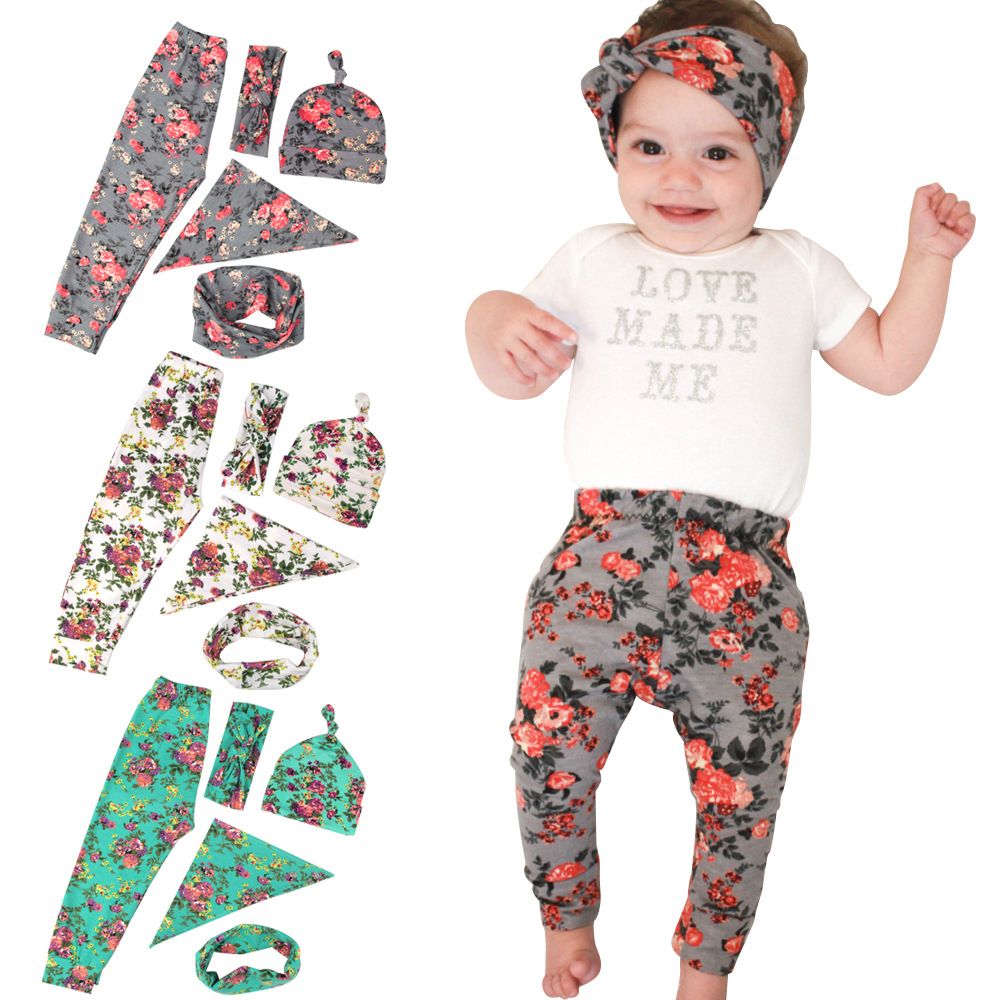 newborn floral leggings