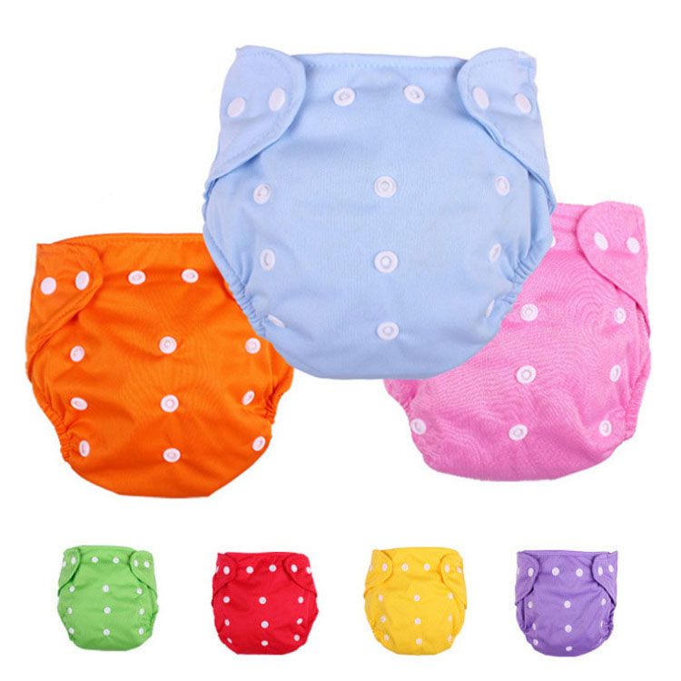 Baby kids Newborn Reusable Nappies Adjustable Diaper Washable Cloth Diaper Short