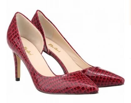 crocodile high heels