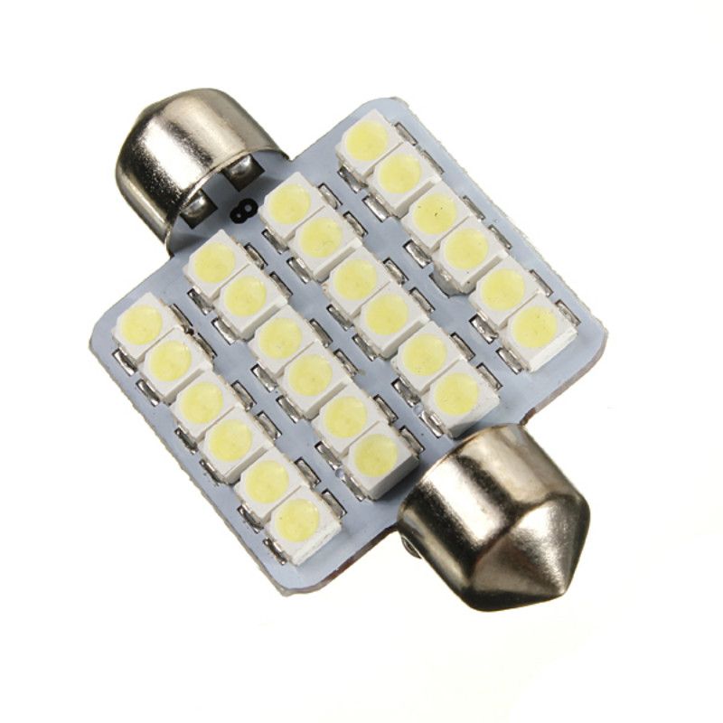 compre lampara universal de alto brillo para el carro 24 led lampara de techo luces de circulacion diurna luz del instrumento luz trasera caja luz 12v