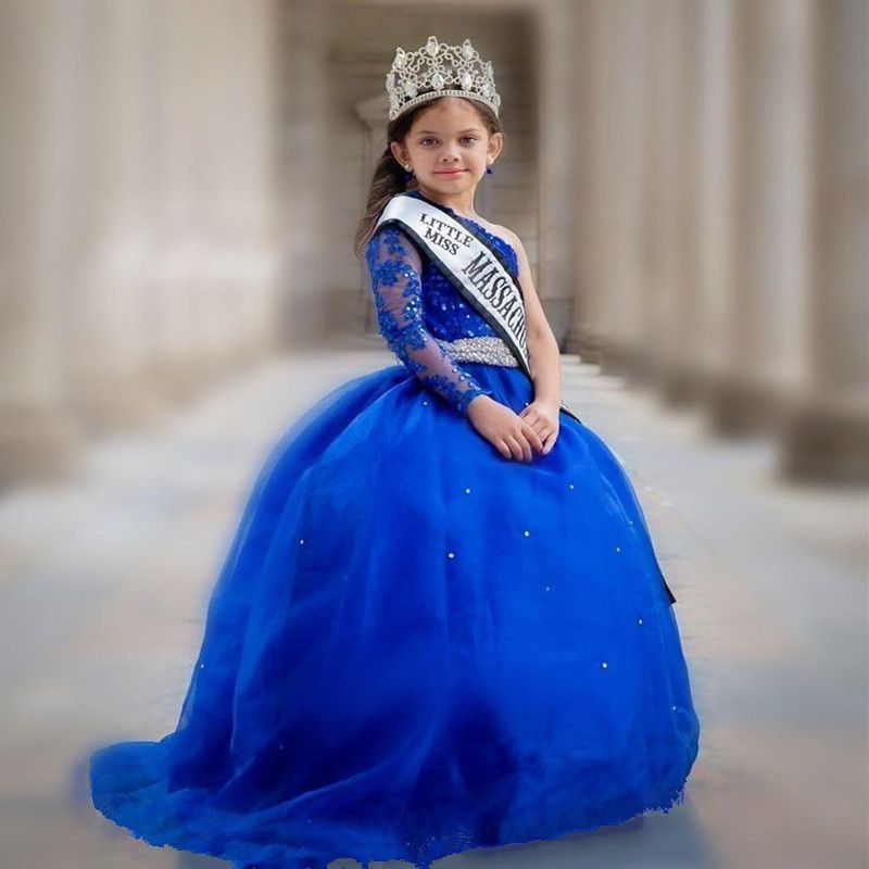 royal blue princess gown