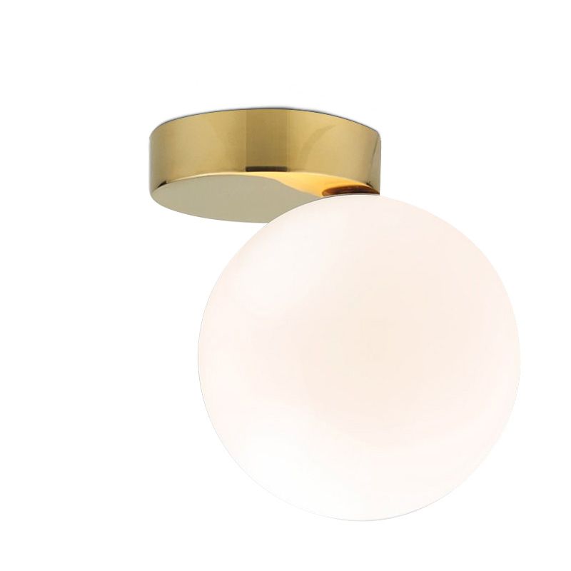 2018 Modern Ceiling Light Glass Ball Lamp Globe Round White Fixtures Wall Mounted Lighting Re Luminiare From Jess678
