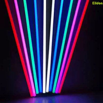 compre t8 t5 tubos led de color de las luces de 4 pies 3 pies 2 pies ac220 240v 2835smd g13 integrado rojo verde azul amarillo 2835smd lamparas lineal