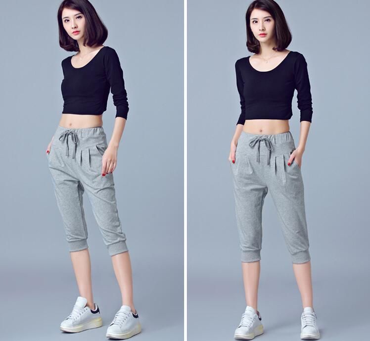 Knee length joggers ladies outlet