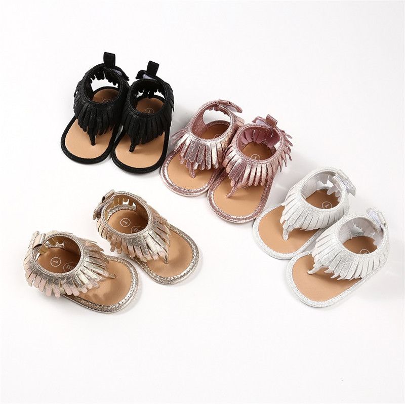 baby girl gold sandals