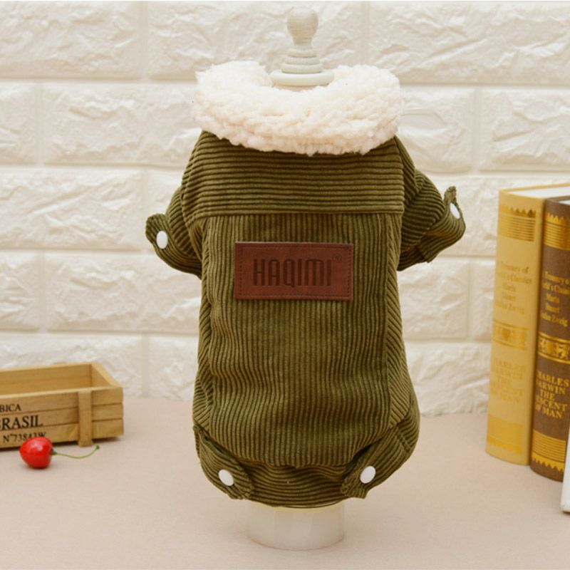 Nuevo ropa para perros invierno ropa de bulldog francés perros para perros pequeños atuendo cálido pugs para perros chihuahua ropa