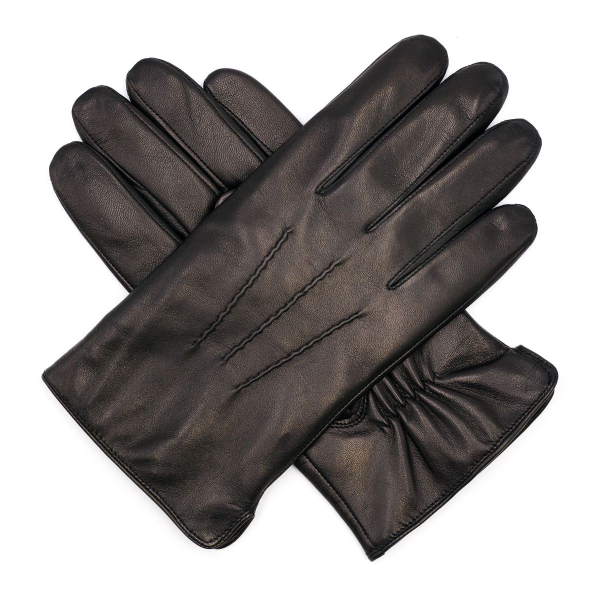 Noir 100/% Peau de Mouton Shearling Cuir Homme Gants Hiver Chaud Choisissez S M L XL
