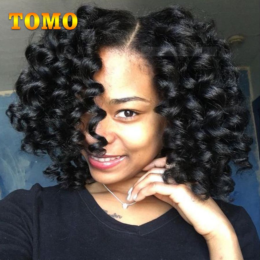 2020 Tomo Wand Curl Hair 8 Short Jamaica Bounce Curly Crochet Hair