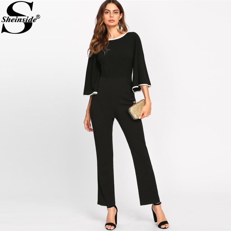 mid sleeve jumpsuit