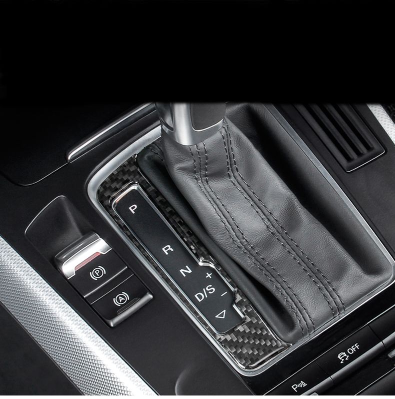 satin al karbon fiber konsol araba vites paneli cerceve cikartmalar vites topuzu kapak suslemeleri aksesuarlari audi a4 b8 a5 q5 icin araba styling tl110 99 tr dhgate com