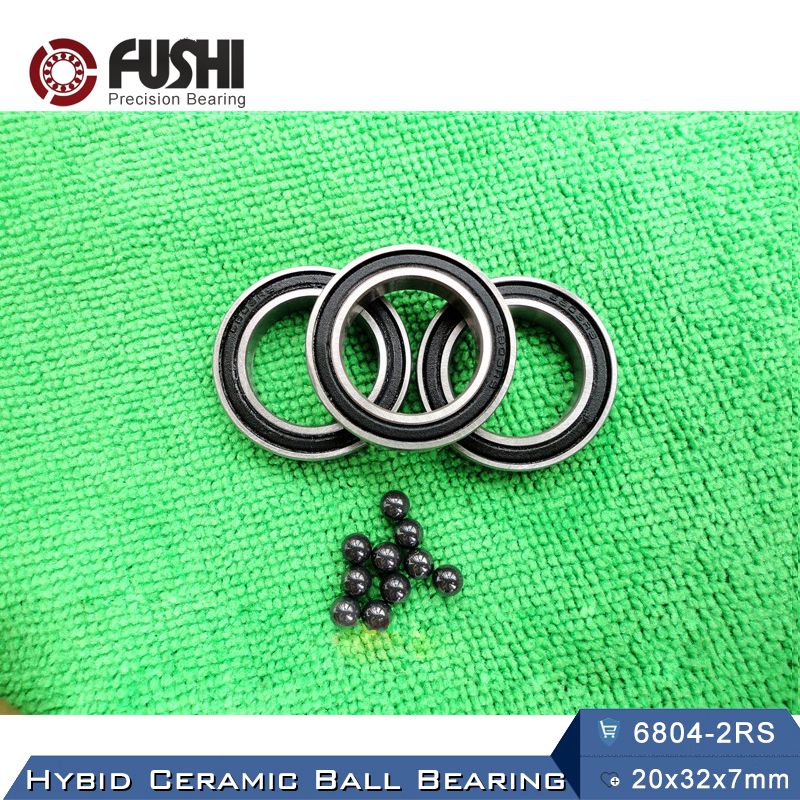 6901RS QTY 5 6901-2RS HYBRID CERAMIC Si3N4 Ball Bearing 12x24x6 mm Black