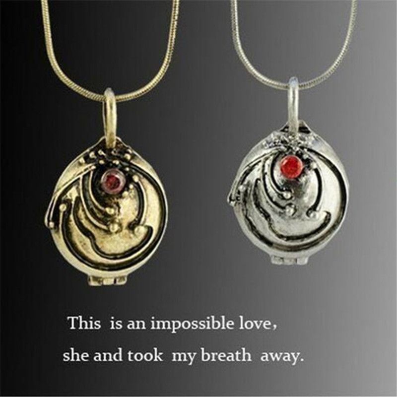 Gold Silver Pendent Necklace The Vampire Diaries Elena Vervain Jewelry Gift