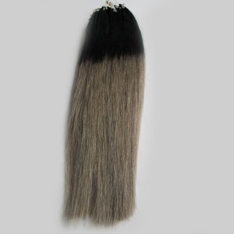 100g Ash Blonde Hair Extensions 1b Gray Silver Ombre Micro Human Hair Extensions 100s Apply Natural Micro Link Hair Extensions Human Canada 2019 From