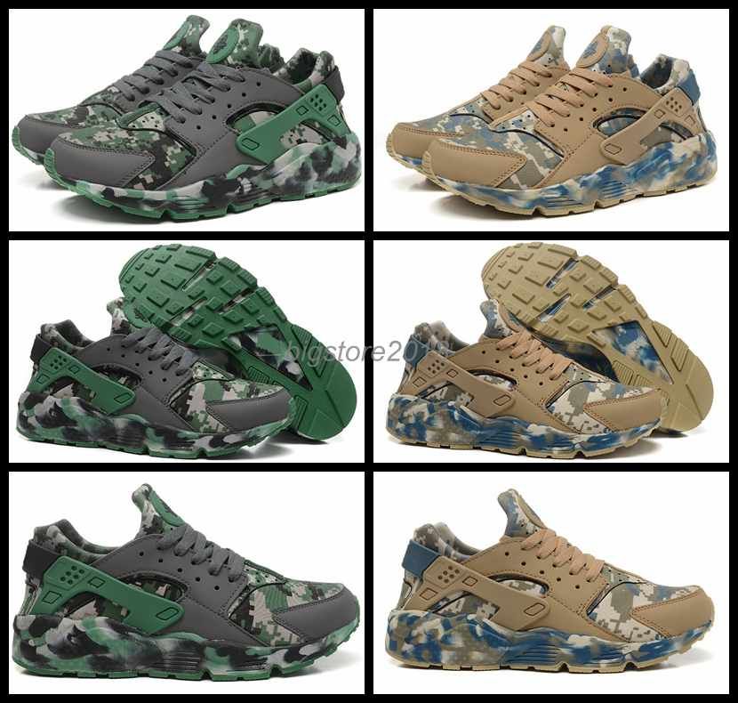 camo huaraches green