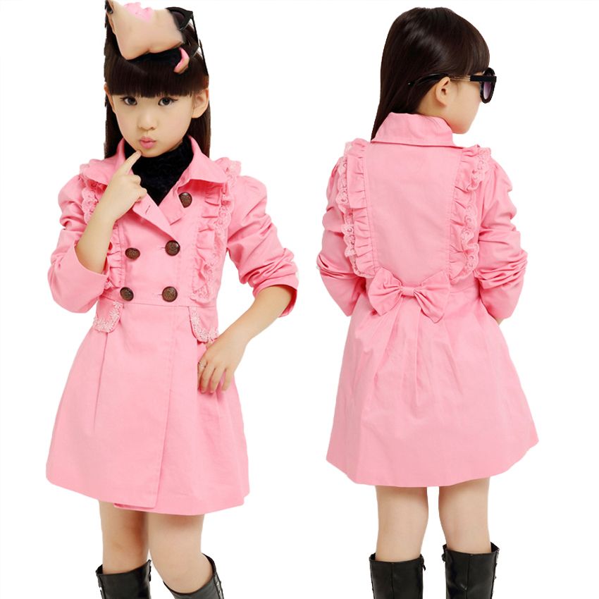big girls trench coat